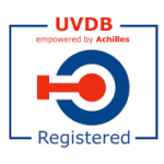 Logo showing we are UVDB Registered